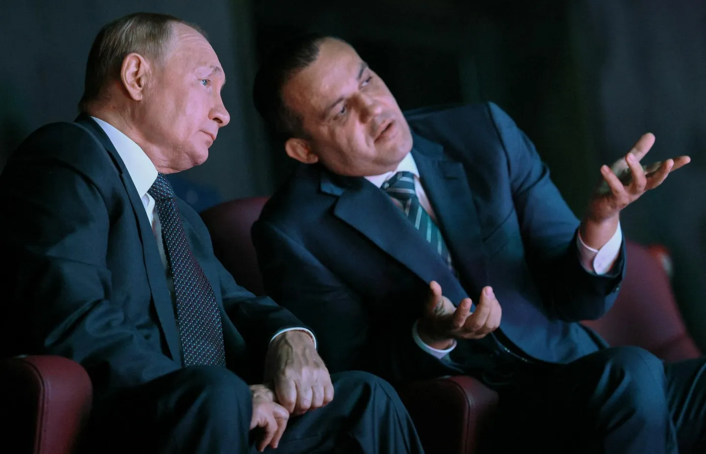 Venemaa president Valdimir Putin ajas 10. septembril Lužniki spordikopleksis juttu IBA presidendi Umar Kremleviga.