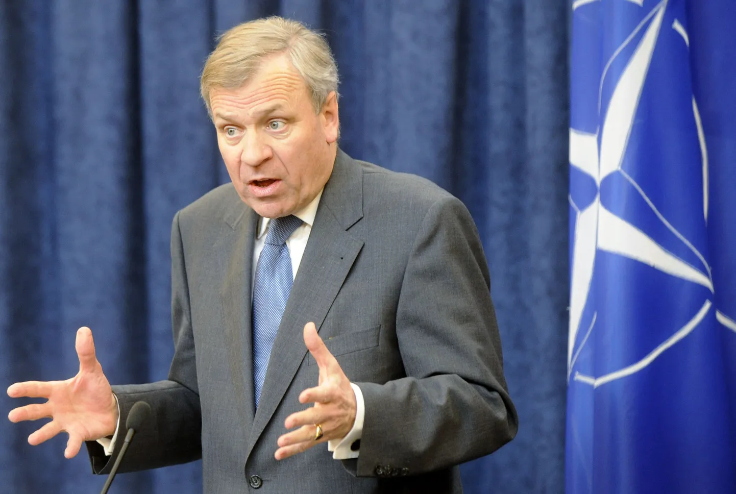 NATO peasekretär Jaap de Hoop Scheffer.