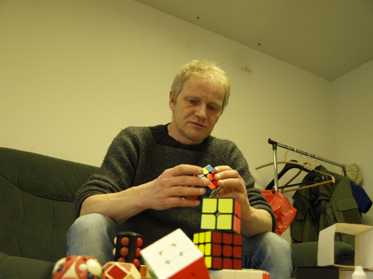 Erki Sepa tippmark Rubiku kuubiku lahendamises on 25,8 sekundit.