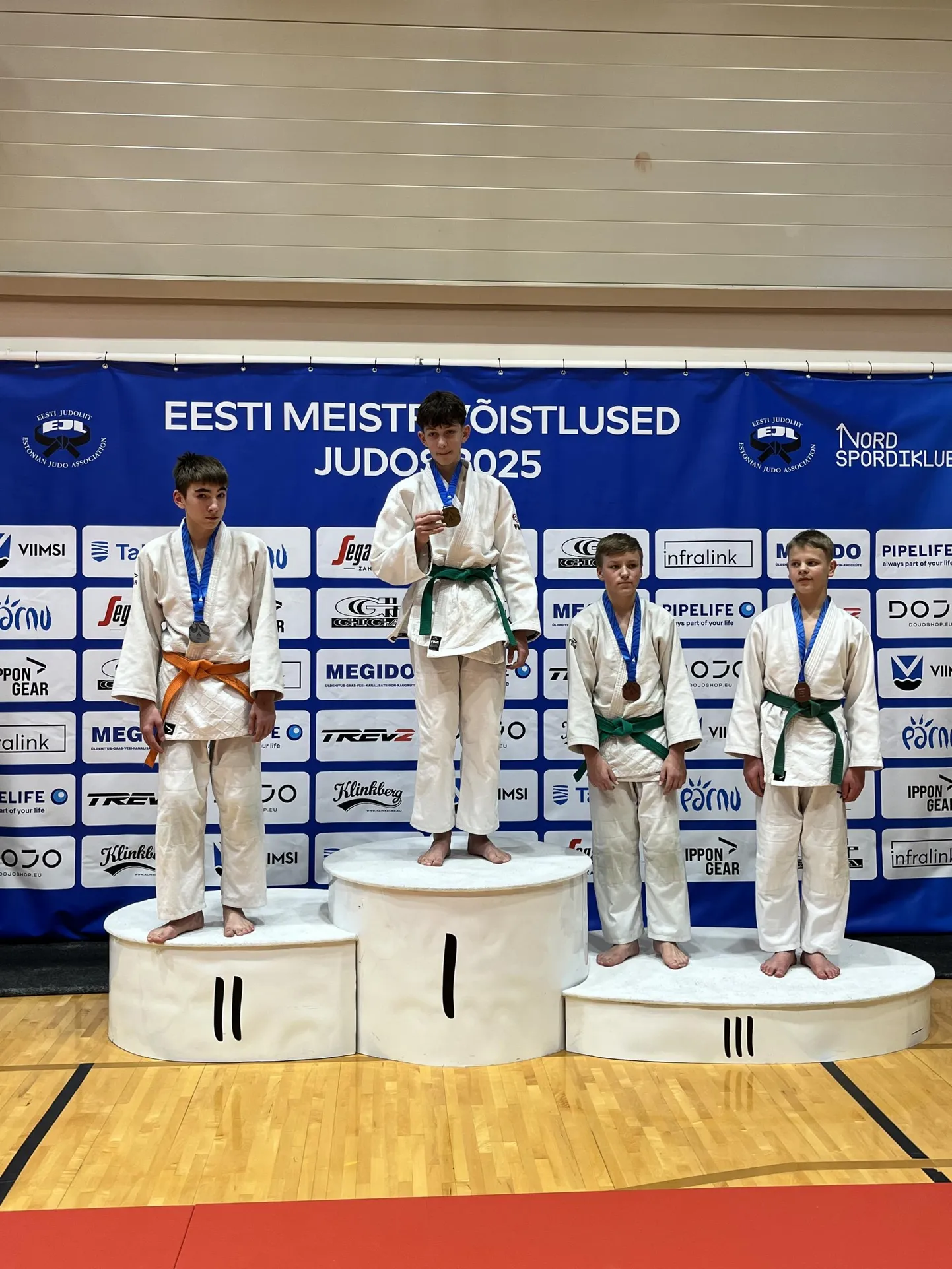 Pärnu judoklubi Samurai tulevikulootus Kaspar Reepalu tõusis Eesti meistrivõistlustel pjedestaali kõrgeimale astmele.