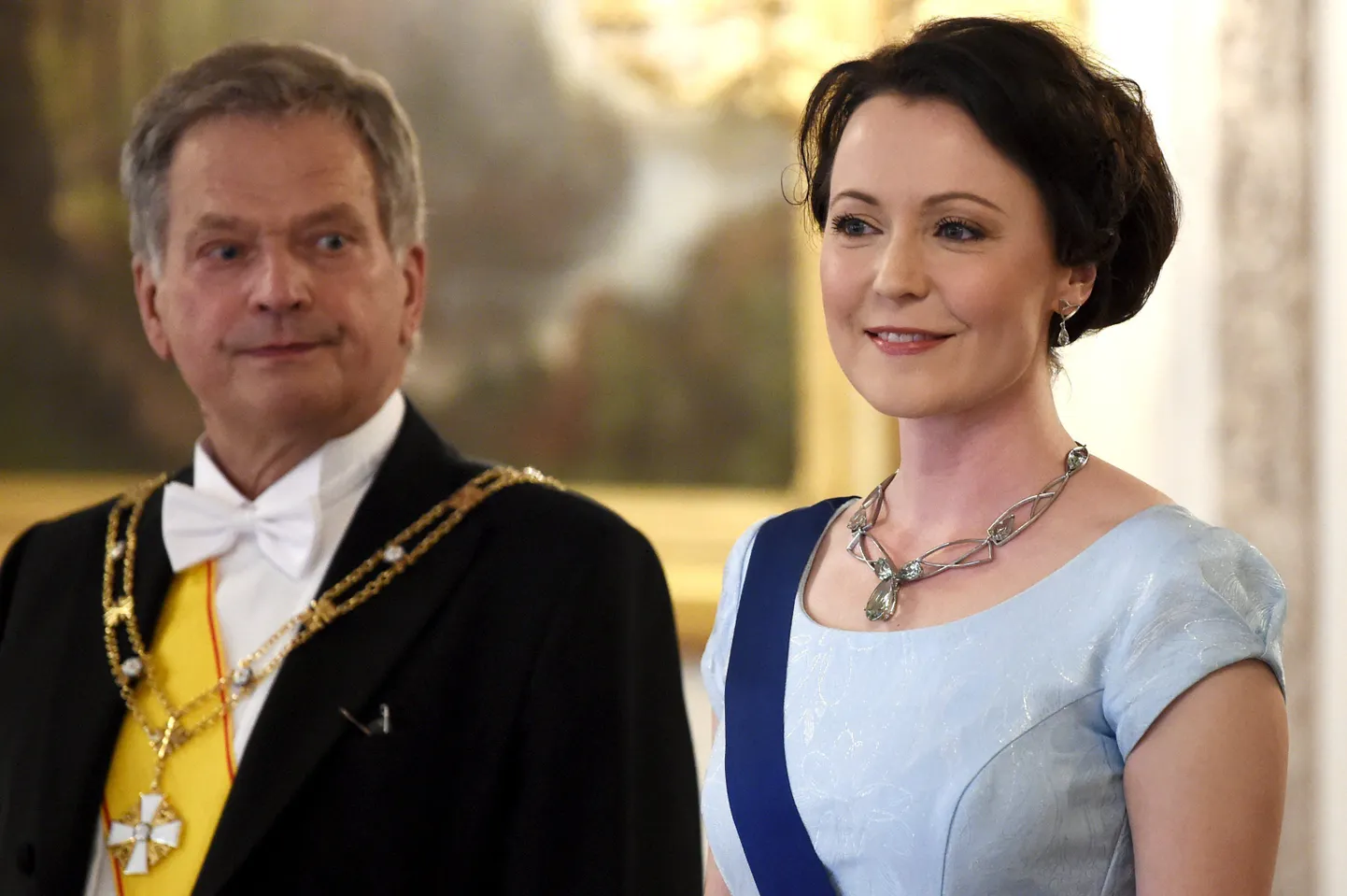 Sauli Niinistö ja Jenni Haukio