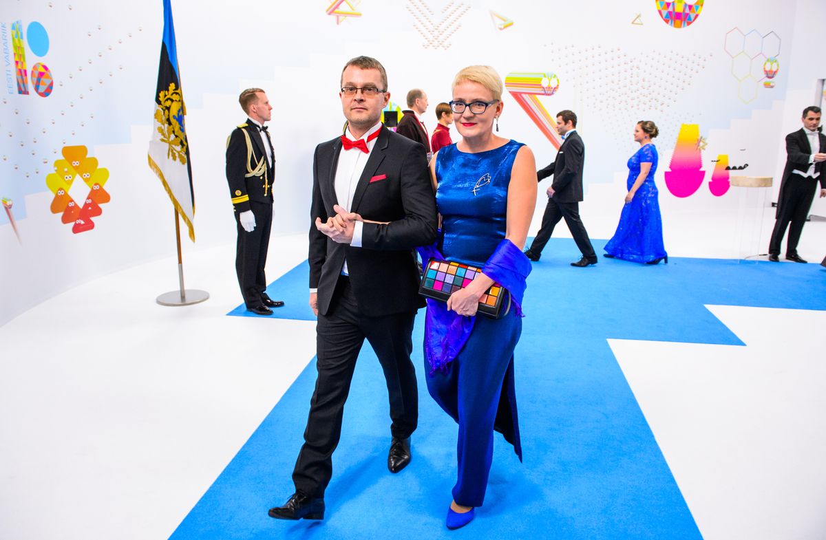 Eesti Perearstide Seltsi juhatuse esinaine Lee Vallikivi ja Janek Ottis.