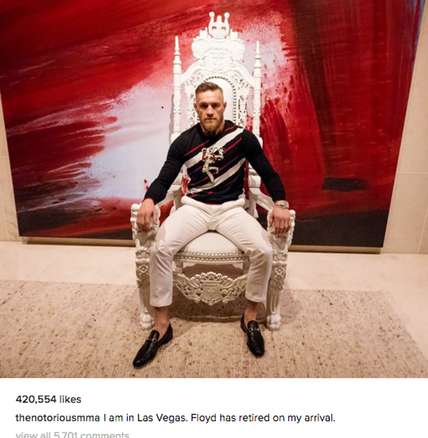 Conor McGregor.
