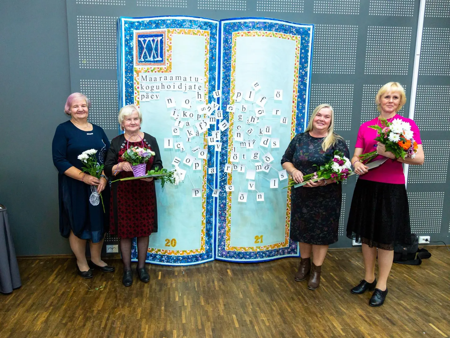 Nominentidest olid kohal Viive Vink (vasakult), Saima Tell, Malle Kreek ja Jana Toss.
