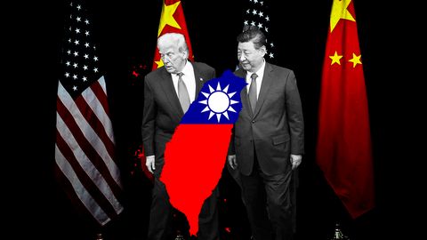 Tramps radījis modeli, ko Ķīna var izmantot Taivānas sagrābšanā