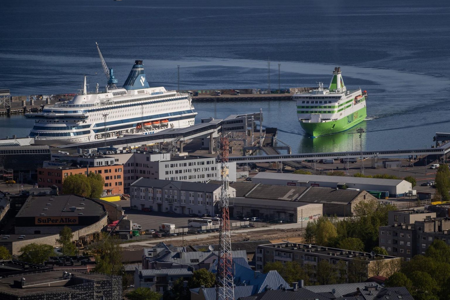 Tallinki laev Tallinna Vanasadamas.