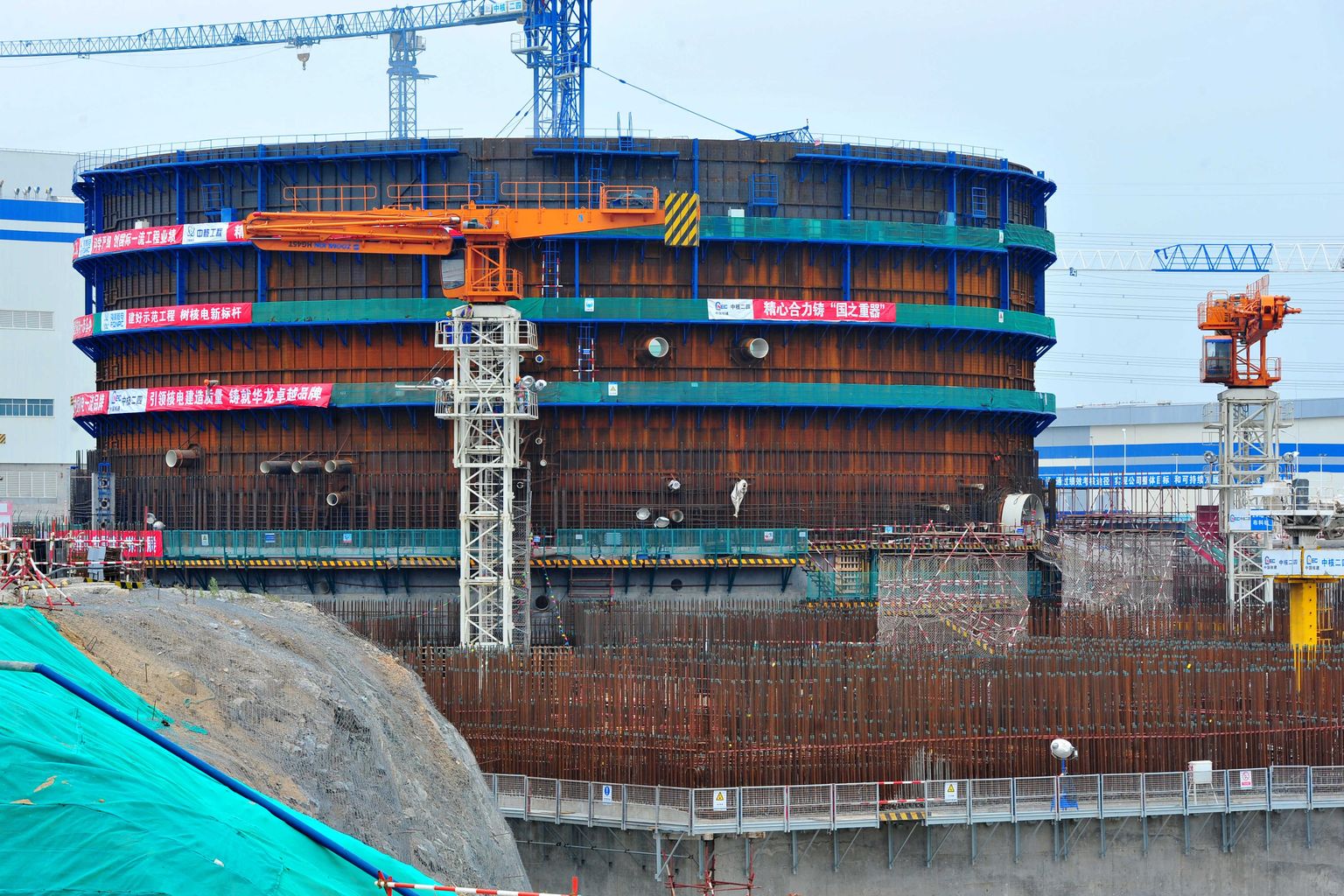 Tuumajaama ehitus Hiina kaguosas Fuqingis.