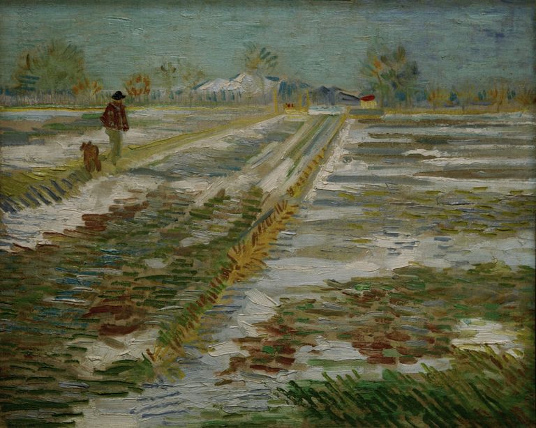 Vincent van Gogh'i maal «Lumine maastik»