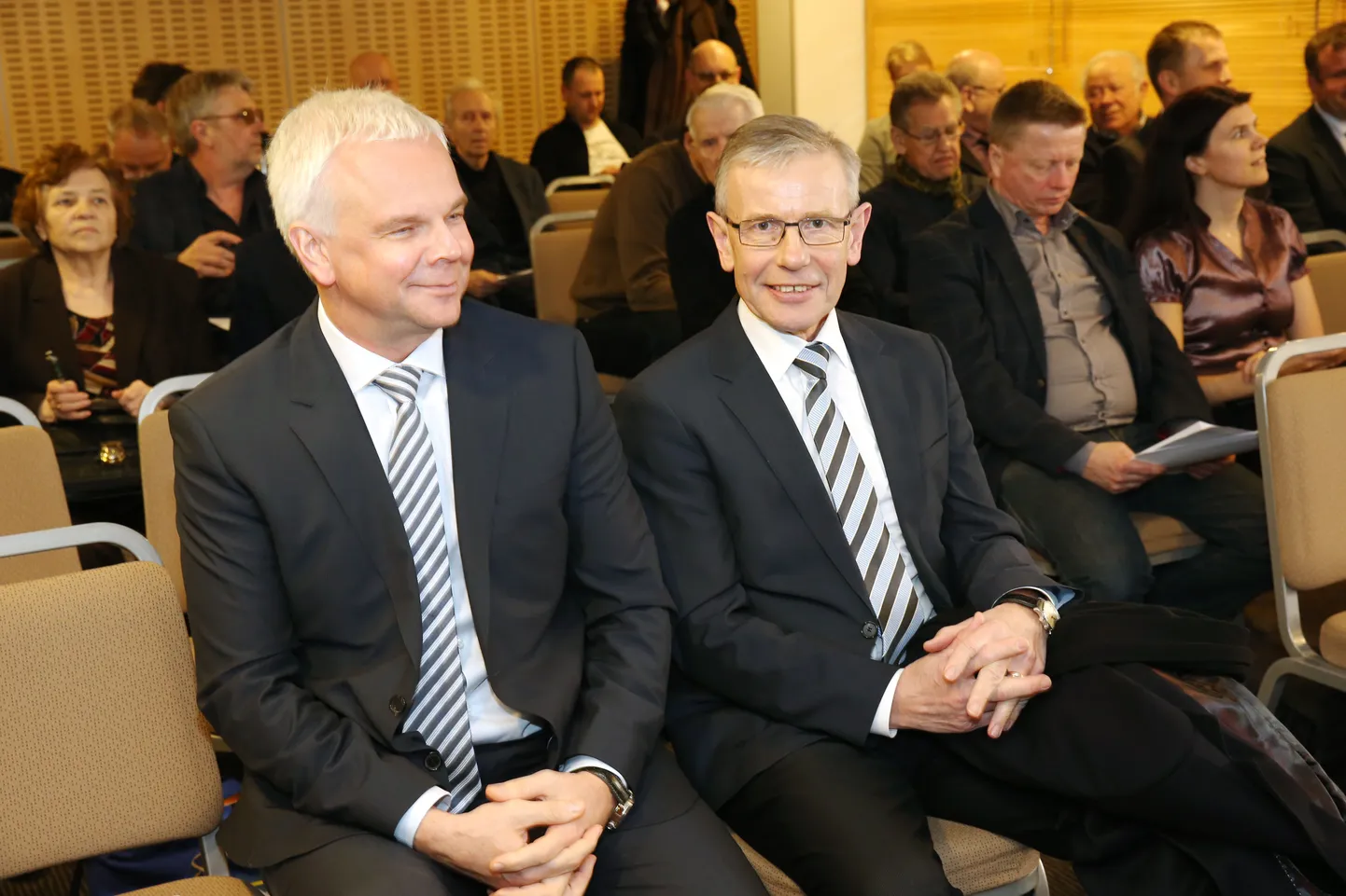 Tallinna Kaubamaja suuromanikud Jüri Käo ja Enn Kunila.