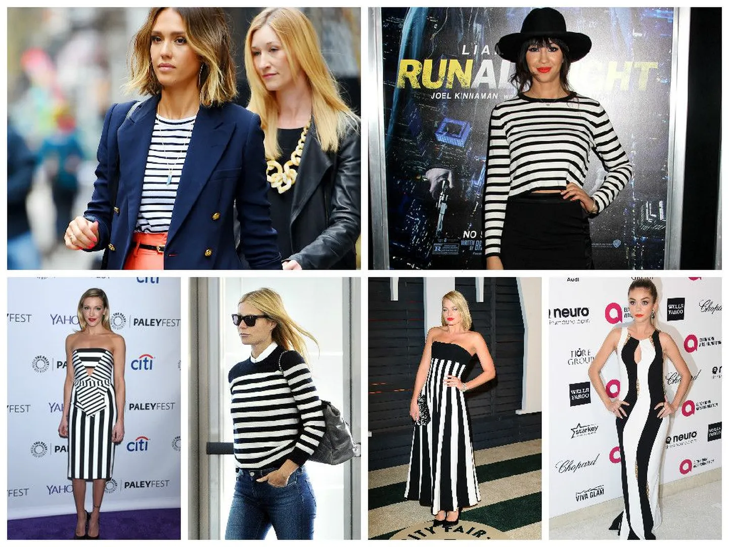 Jessica Alba, Katie Cassidy, Jackie Cruz, Jenna Ushkowitz, Gwyneth Paltrow,  Margot Robbie, Sarah Hyland.