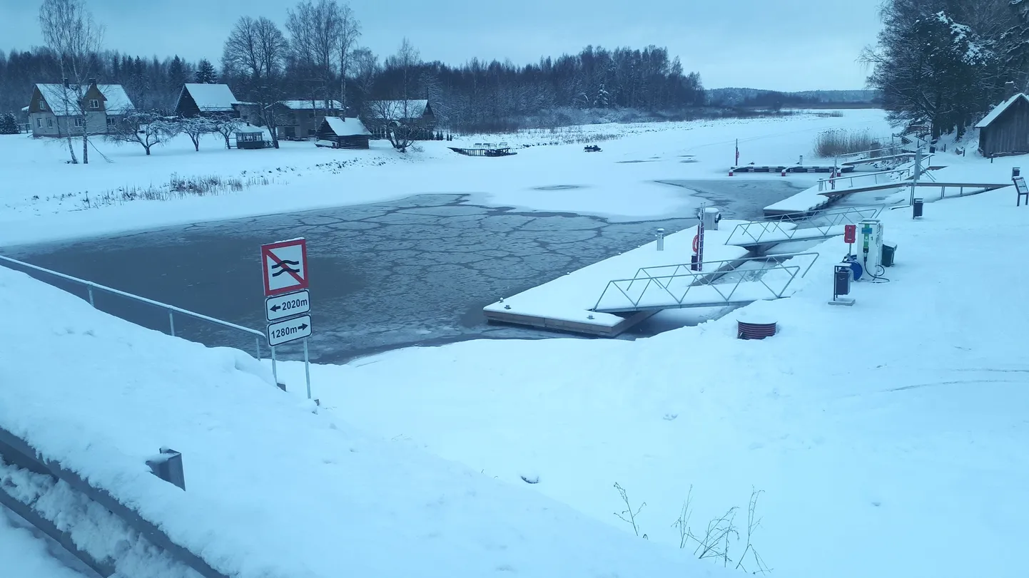 Olukord Värska lahel.