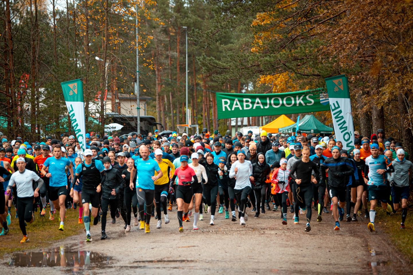 В Nõmme Rabajooks приняли участие более тысячи человек.