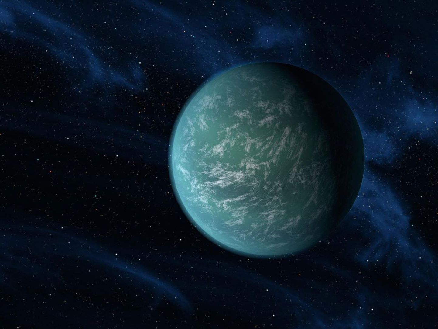 NASA kujutis Maa-taolisest Kepler-22b'st.