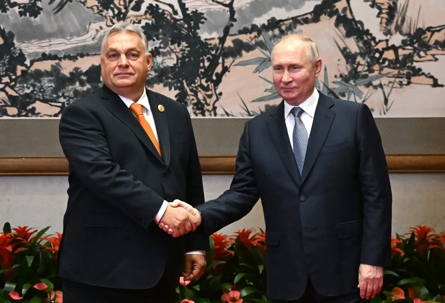 Ungari peaminister Viktor Orbán ja Venemaa režiimi juht Vladimir Putin.