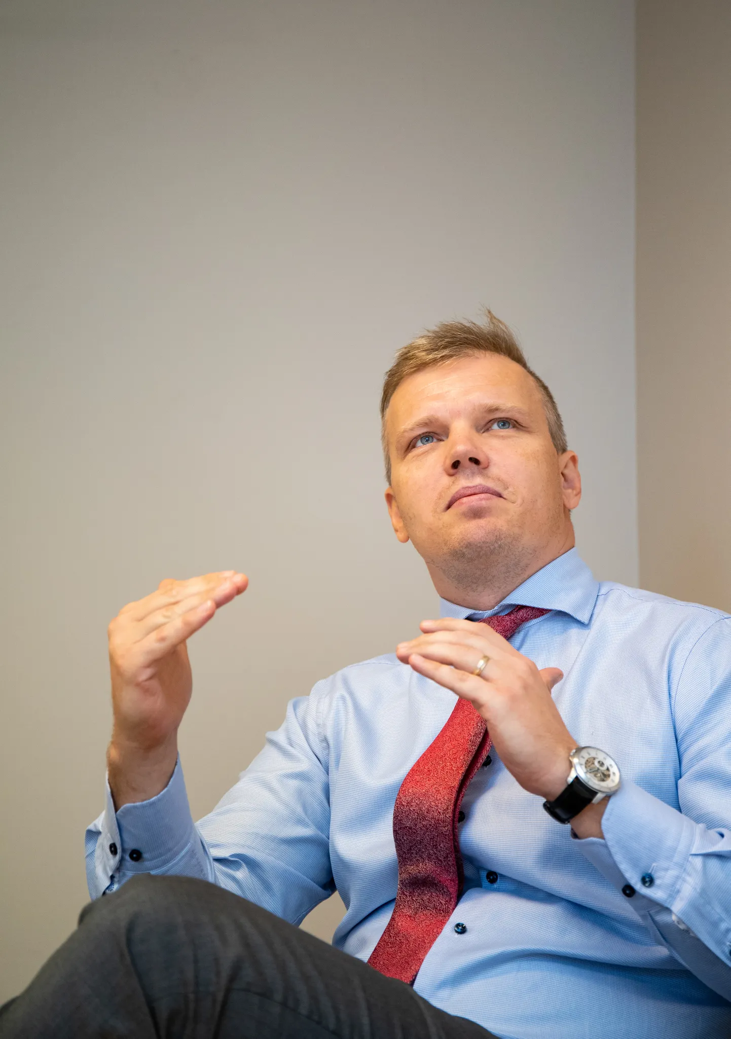 06.09.2018. Tallinn. 
Sotsiaalkindlustusameti peadirektor Egon Veermäe. 

Director General of the Social Insurance Board Egon Veermäe
FOTO: EERO VABAMÄGI/EESTI MEEDIA