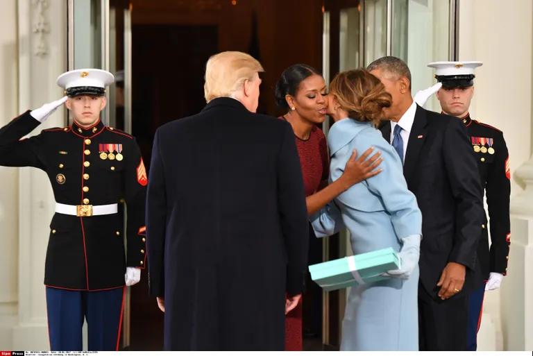 USA meediale ja sotsiaalmeediale ei jäänud tähele panemata Michelle Obama näoilme