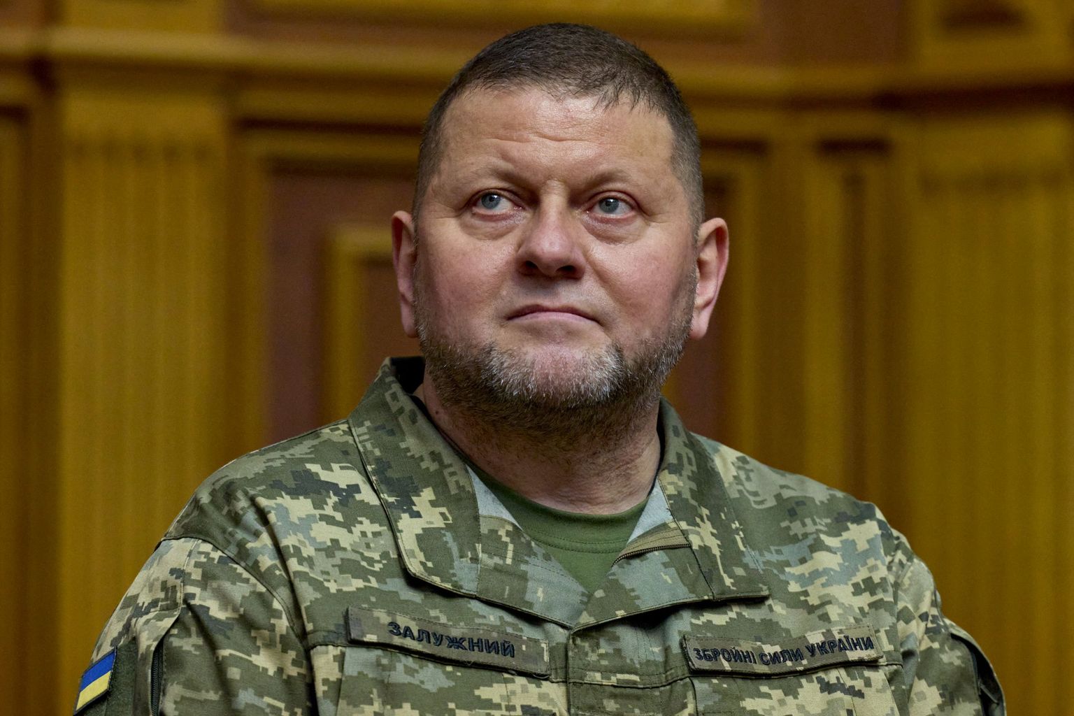 Ukrainas Bruņoto spēku virspavēlnieks ģenerālis Valērijs Zalužnijs