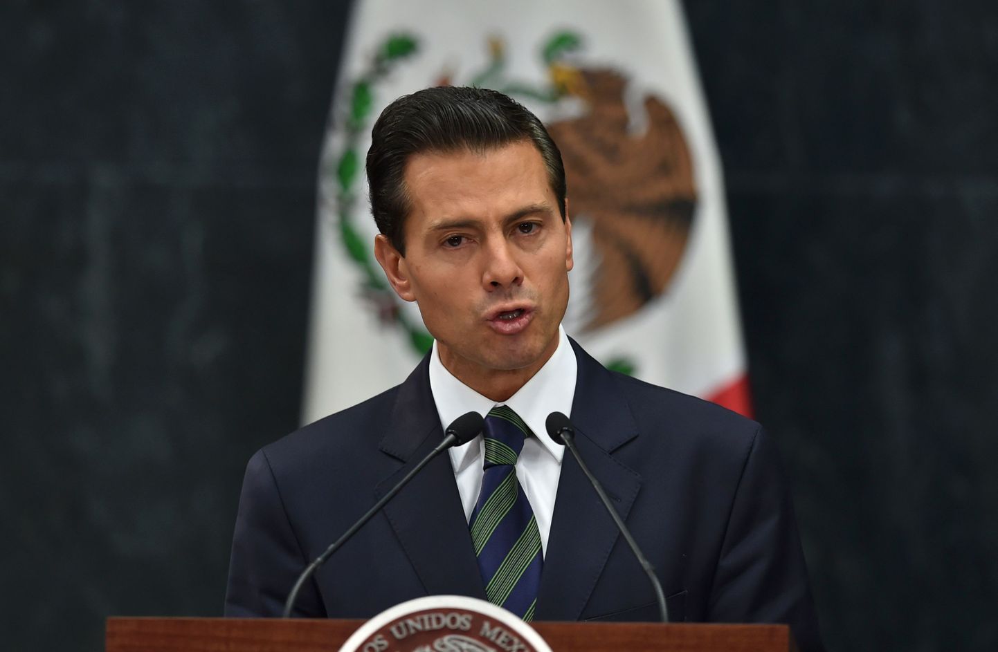 Mehhiko president Enrique Pena Nieto.