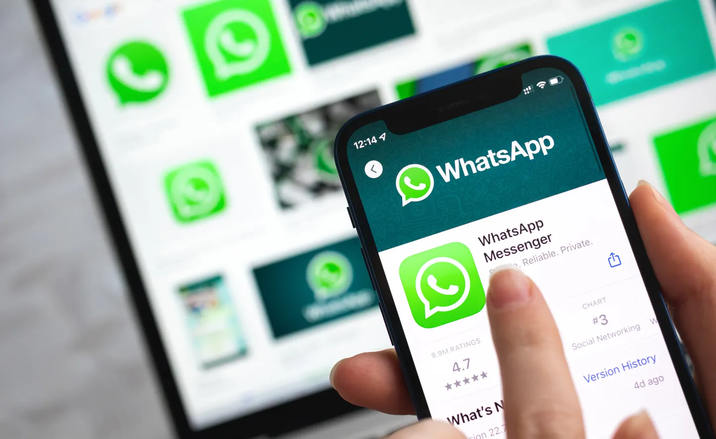WhatsApp. Ilustratīvs attēls