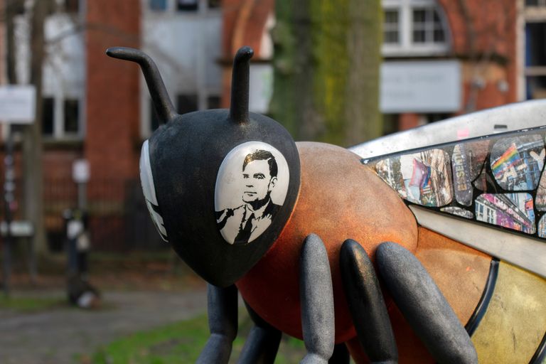 Alan Turingi mälestusmärk Inglismaal.