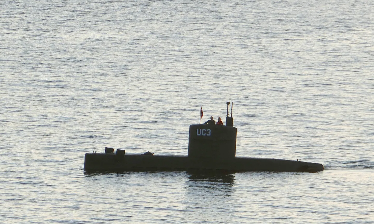 Kim Wall ja Peter Madsen allveelaeval