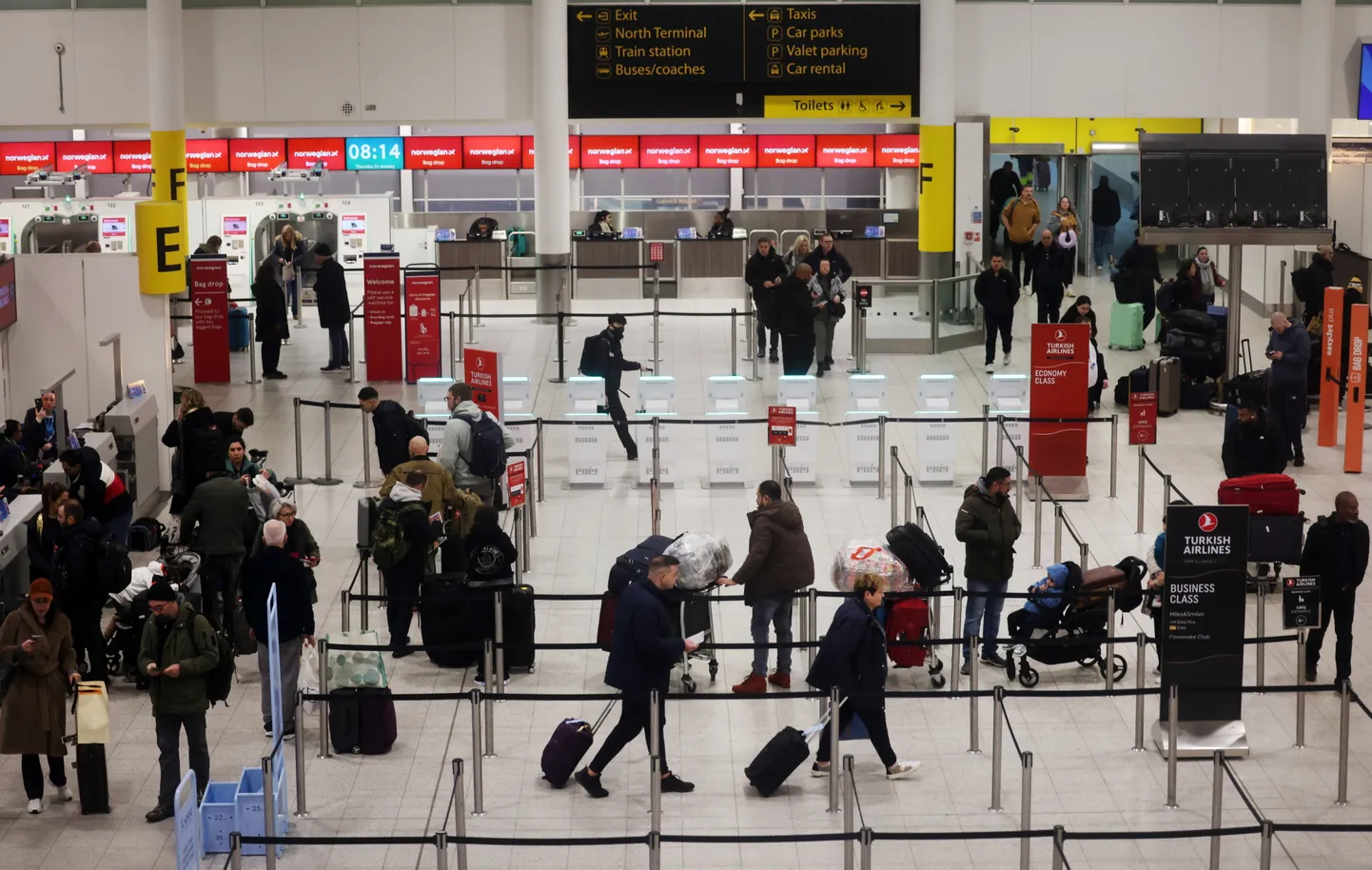 Gatwicki rahvusvaheline lennujaam Londonis.