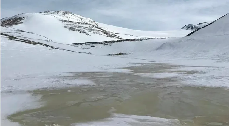 Antarktikas asuv Enigma järv on maailmast isoleeritud 9–11-meetrise jääkihiga.