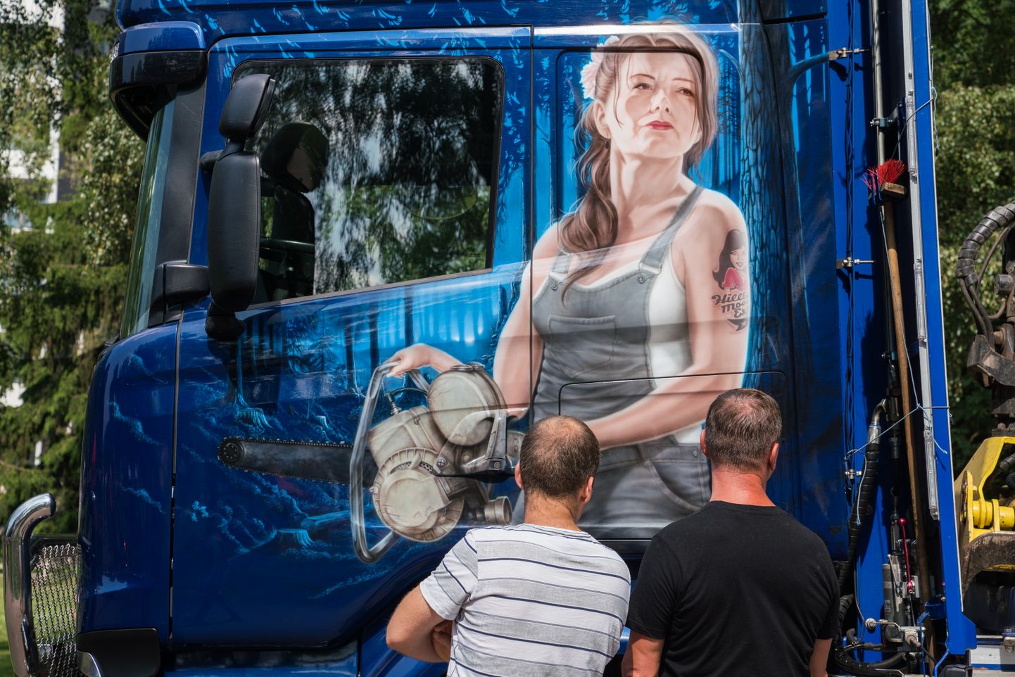 Maalitud raskeveokite näitus Tallinn Truck Show 2018.