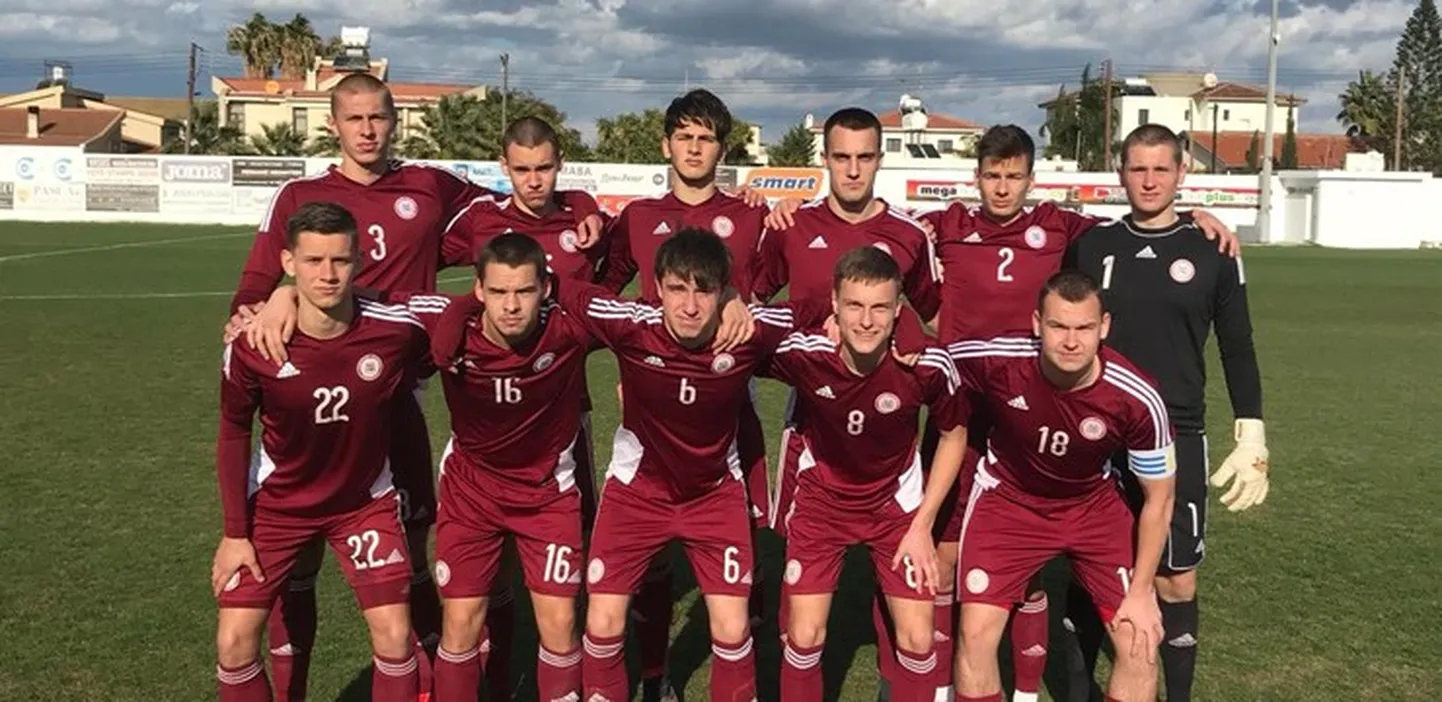 Latvijas U-19 izlases futbolisti