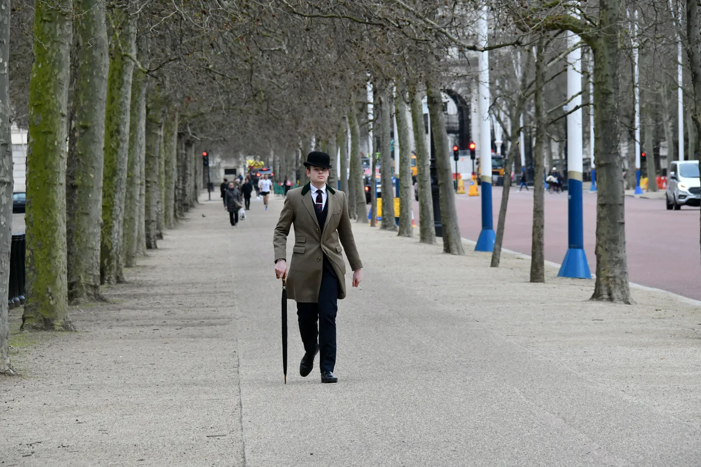 London on koroonapiirangute tõttu rahvast hõredalt.