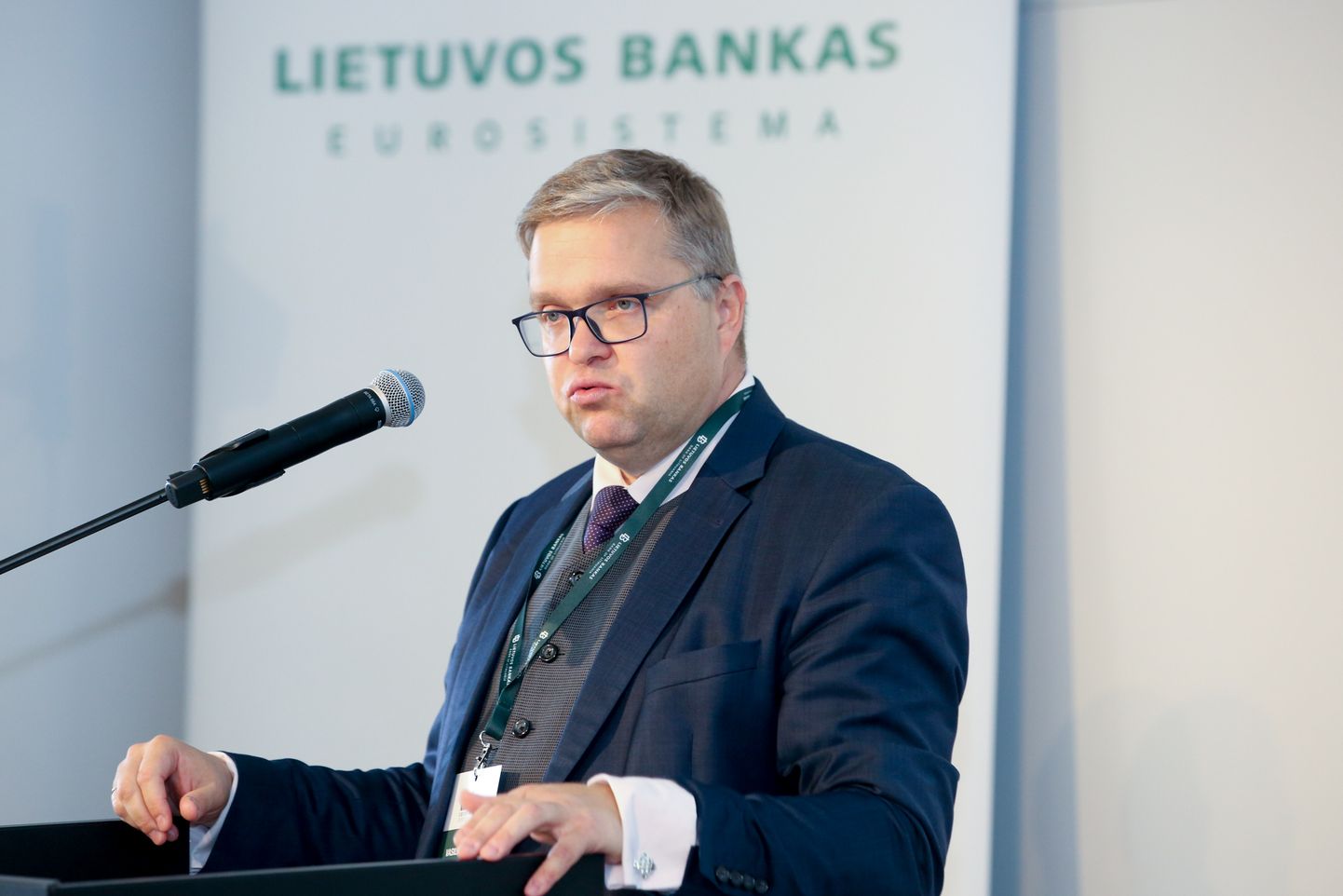 Председатель правления Банка Литвы Витас Василяускас