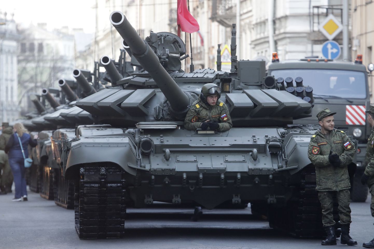 Vene T-72 tankid.