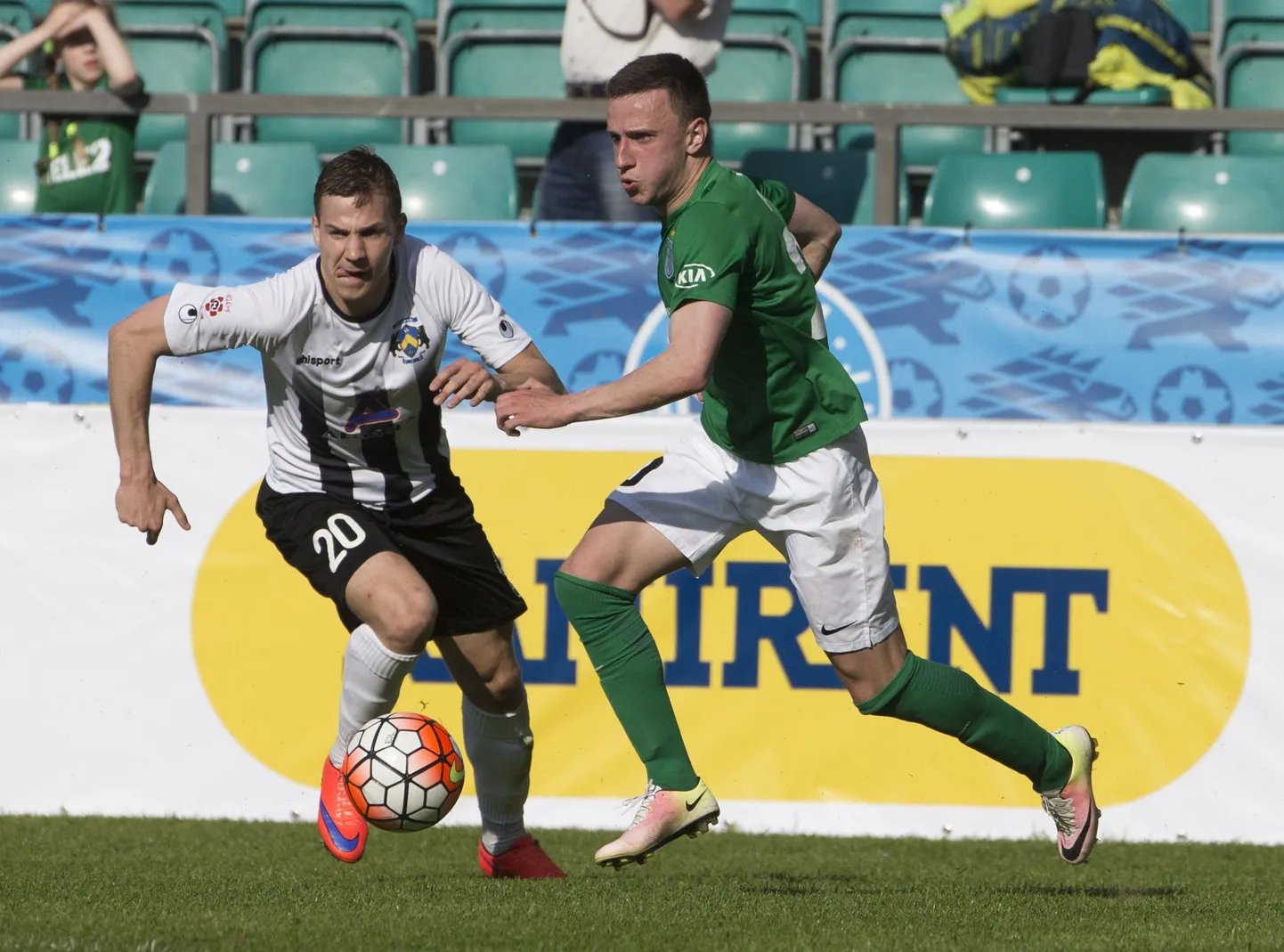 FC Flora krooniti tänavu Eesti karikavõitjaks, finaalis alistati lisaaja järel 3:0 Sillamäe Kalev.