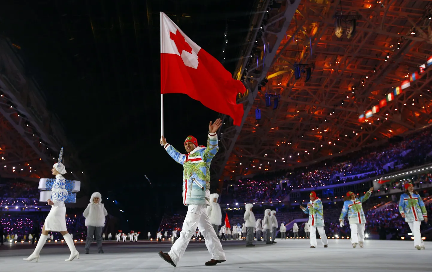 Tonga delegatsioon Sotši olümpial