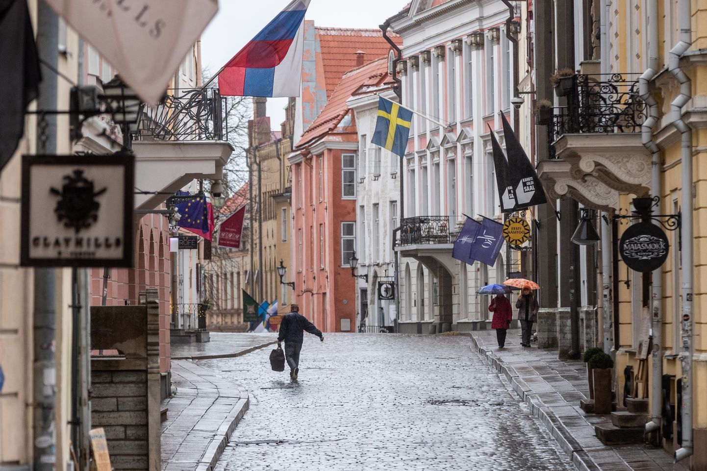 Tallinna vanalinn eriolukorra ajal.