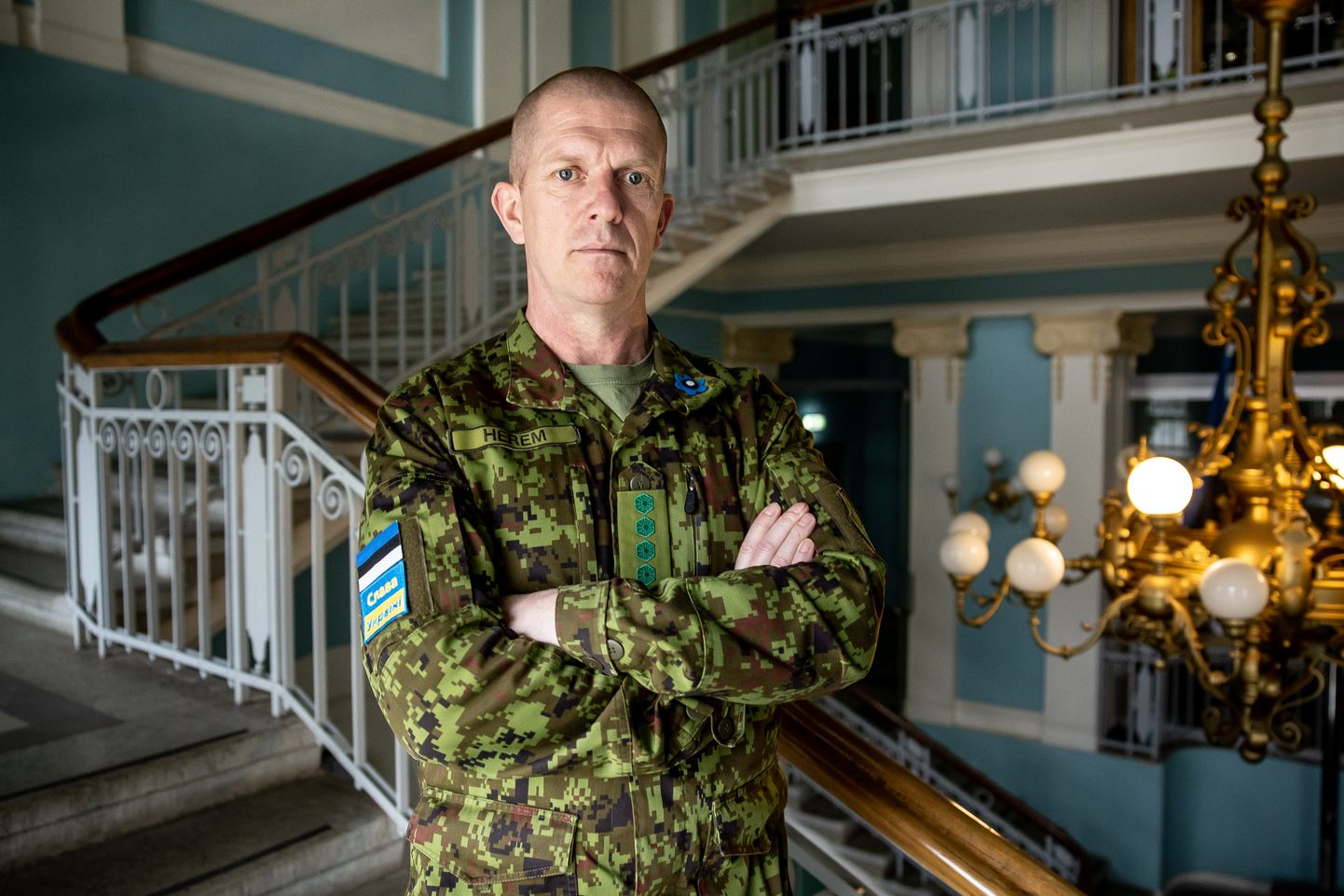 Командующий Силами обороны Эстонии генерал Мартин Херем.