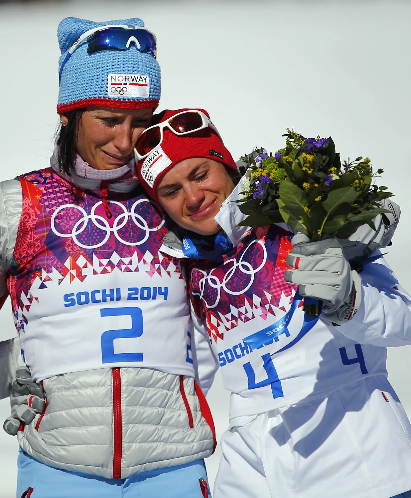 Marit Björgen ja Heidi Weng kurvastavad