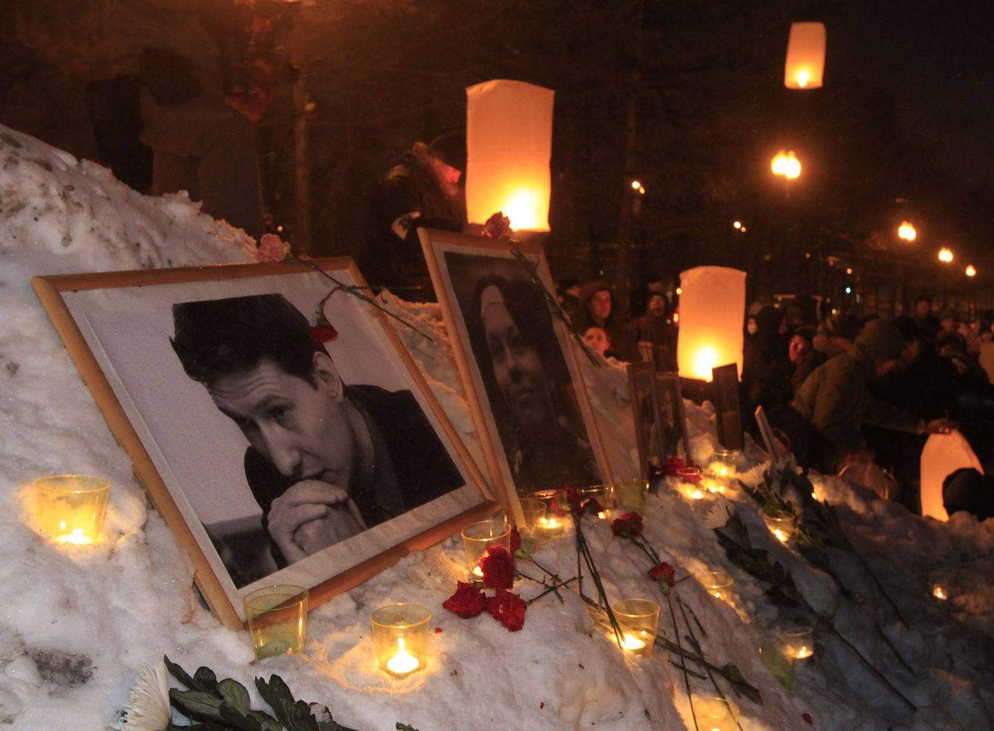 Stanislav Markelovit ja Anastassia Baburinat meenutati tänavu 19. jaanuaril, mil nende mõrvast möödus kaks aastat.