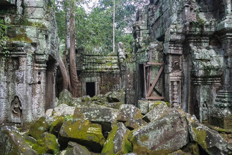 Kambodža kuulus Angkor Wati templikompleks.