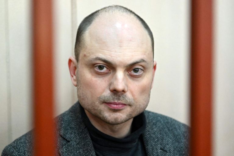 Владимир Кара-Мурза в Басманном суде Москвы, октябрь 2022 года.
