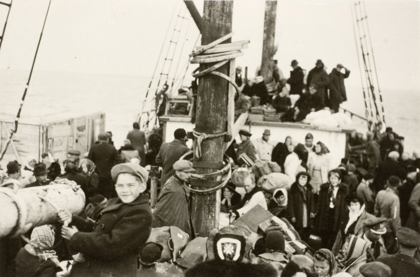 HEAD AEGA: Haruldane foto on tehtud Helene pealt laeva minekupäeval.