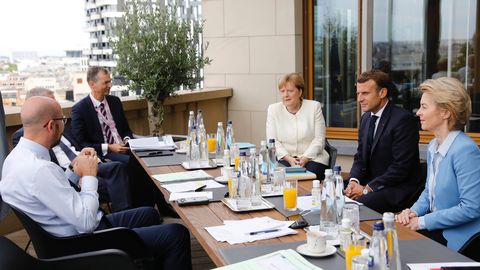Macron ja Merkel väljendasid lootust taastuspaketi leppeni jõuda