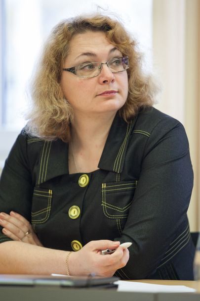 Kohtla-Järve kesklinna põhikooli direktor Julia Kalamajeva. 