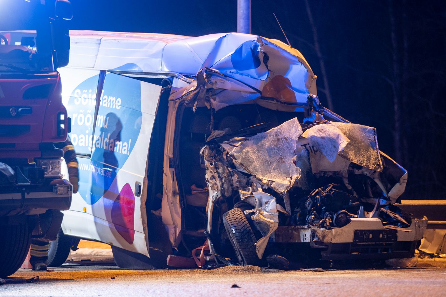 Liiklusõnnetus Lehmjal, Tallinn-Tartu maanteel