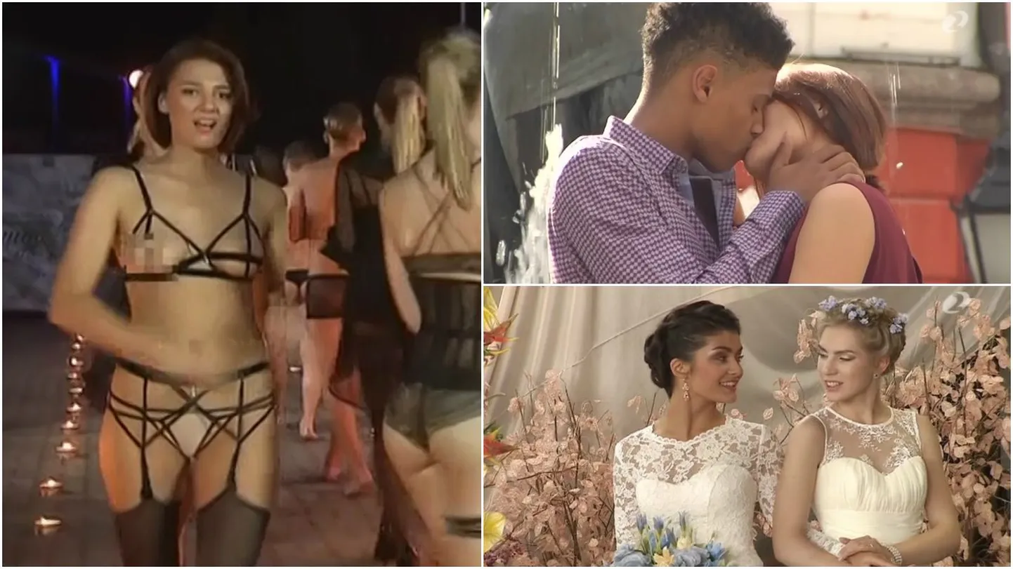 8. saade - Modellisaate Evelina kõndis moelaval üks rind paljas