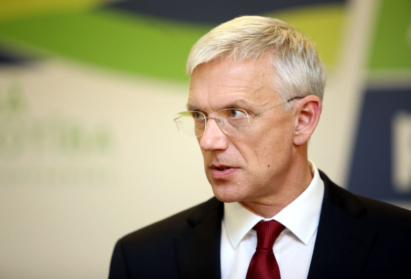 Partiju apvienības "Jaunā Vienotība" Ministru prezidenta amata kandidāts Krišjānis Kariņš.