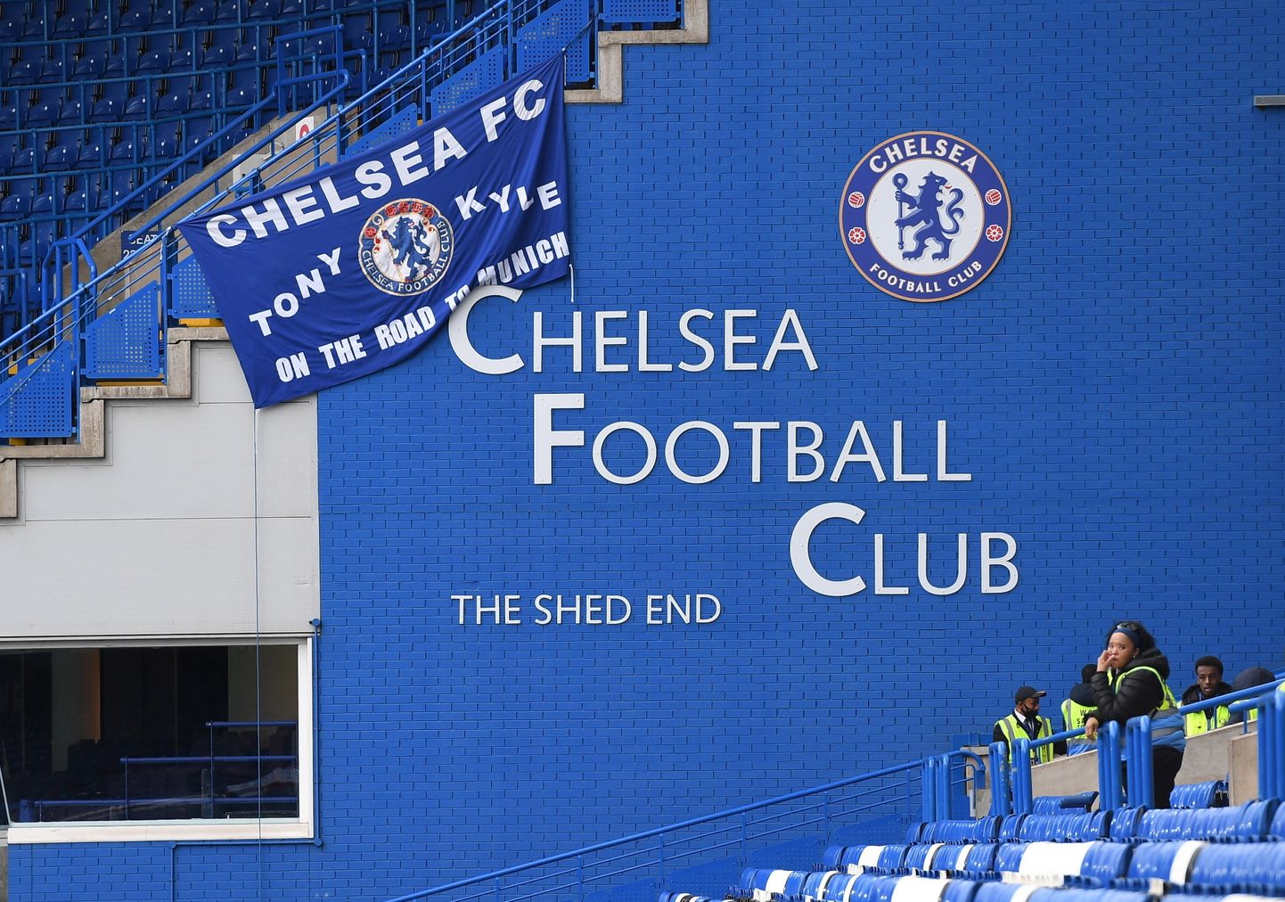 Londoni Chelsea jalgpalliklubi embleem.