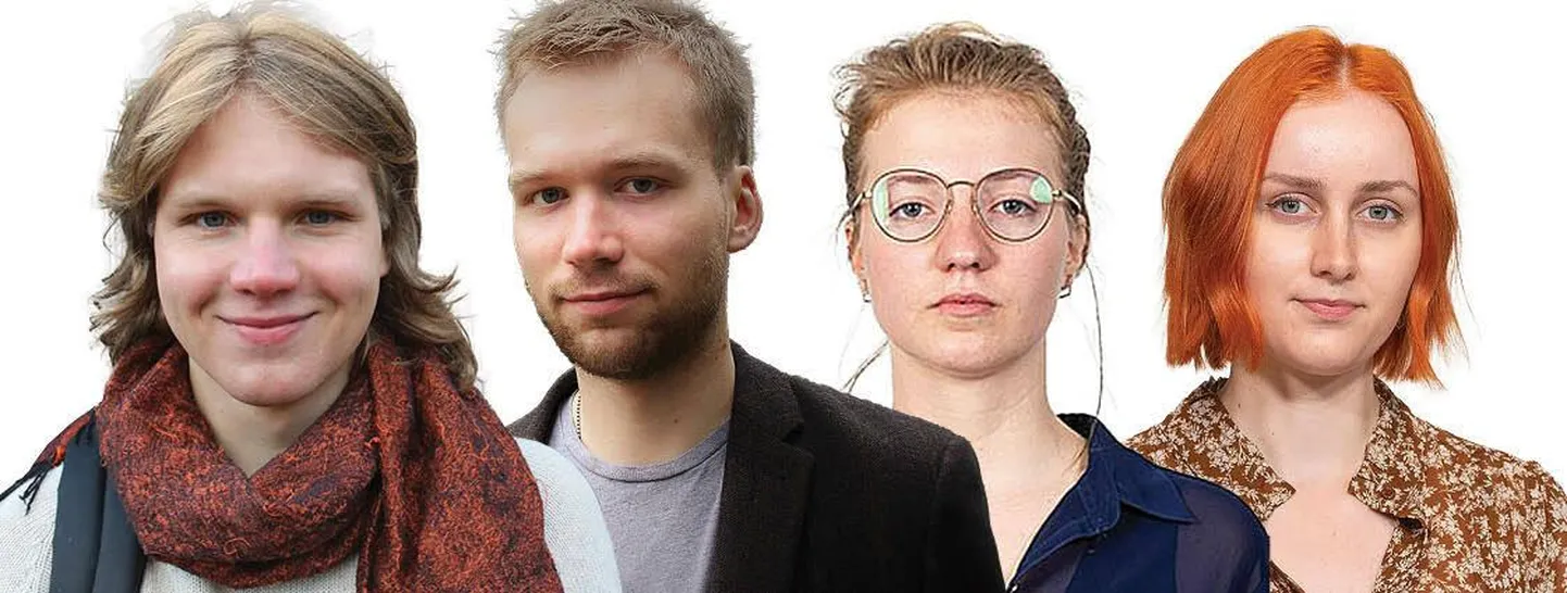 Andres Reimann (vasakult), Igor Ahmedov, Isabel Mari Jezierska ja Laura Vilbiks.