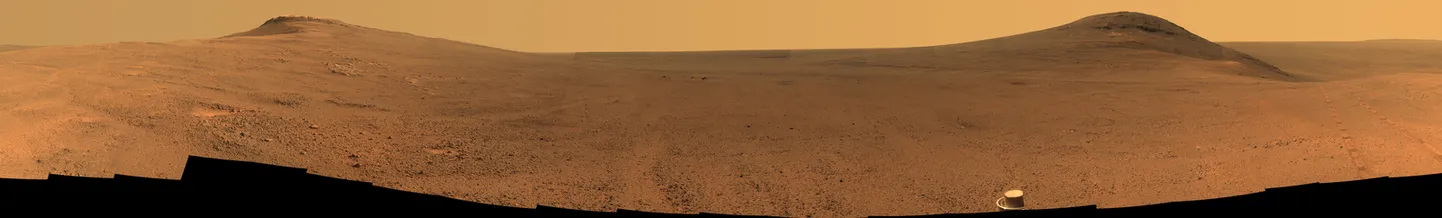 Opportunity saatis maale panoraamvõtte 7. juunil, paar päeva enne tormi täielikku puhkemist ning raadiovaikust.