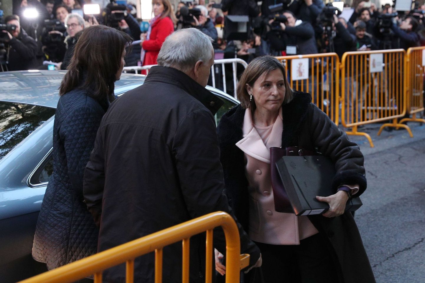 Carme Forcadell saabumas Madridi ülemkohtusse.